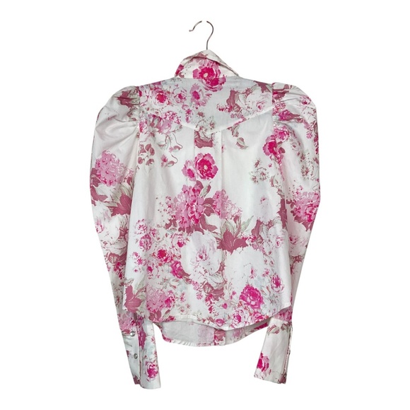 For Love & Lemons Saratoga Floral Blouse - Picture 7 of 9